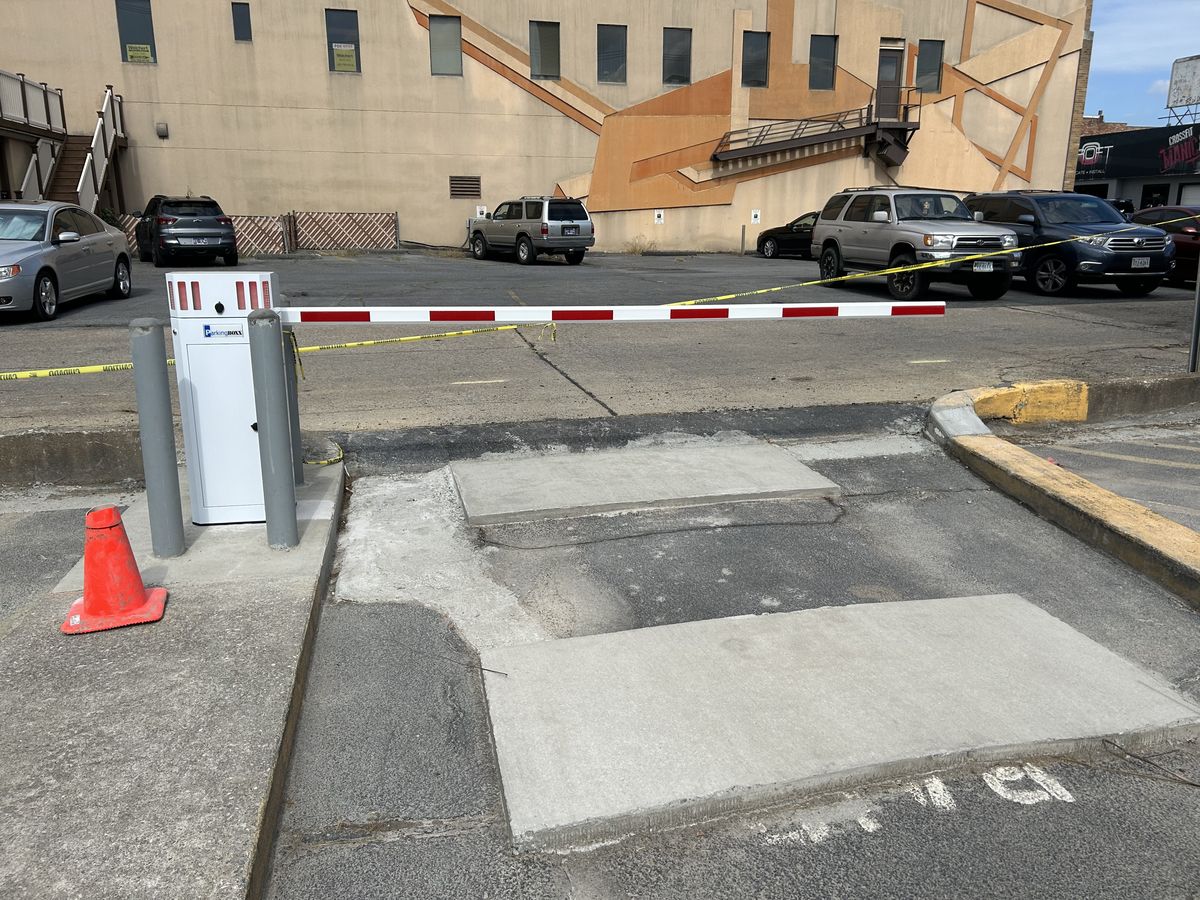 Parking BOXX parking system installation in Kingsport, TN