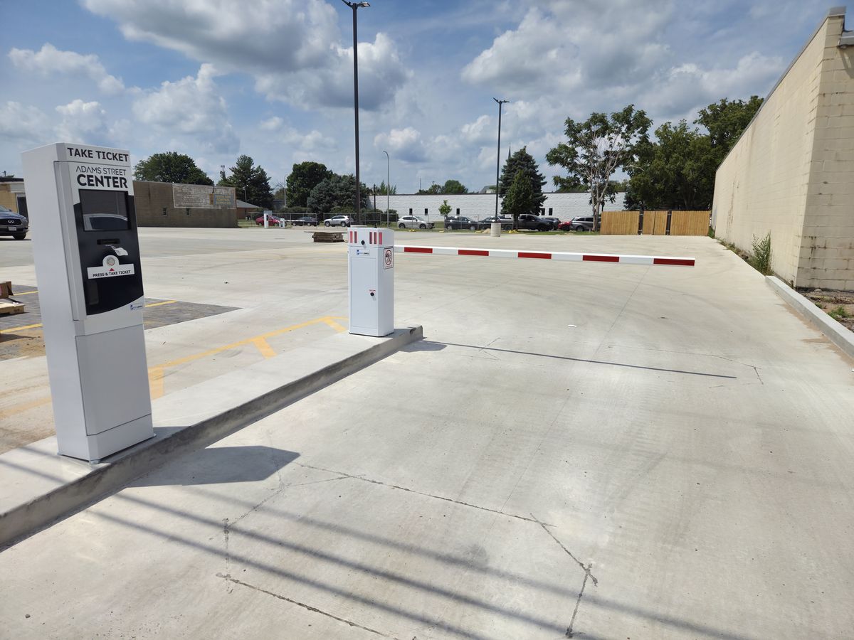 Parking BOXX parking system installation in Peoria, IL