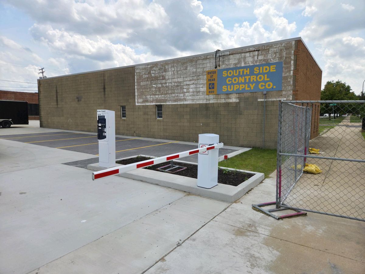 Parking BOXX parking system installation in Peoria, IL