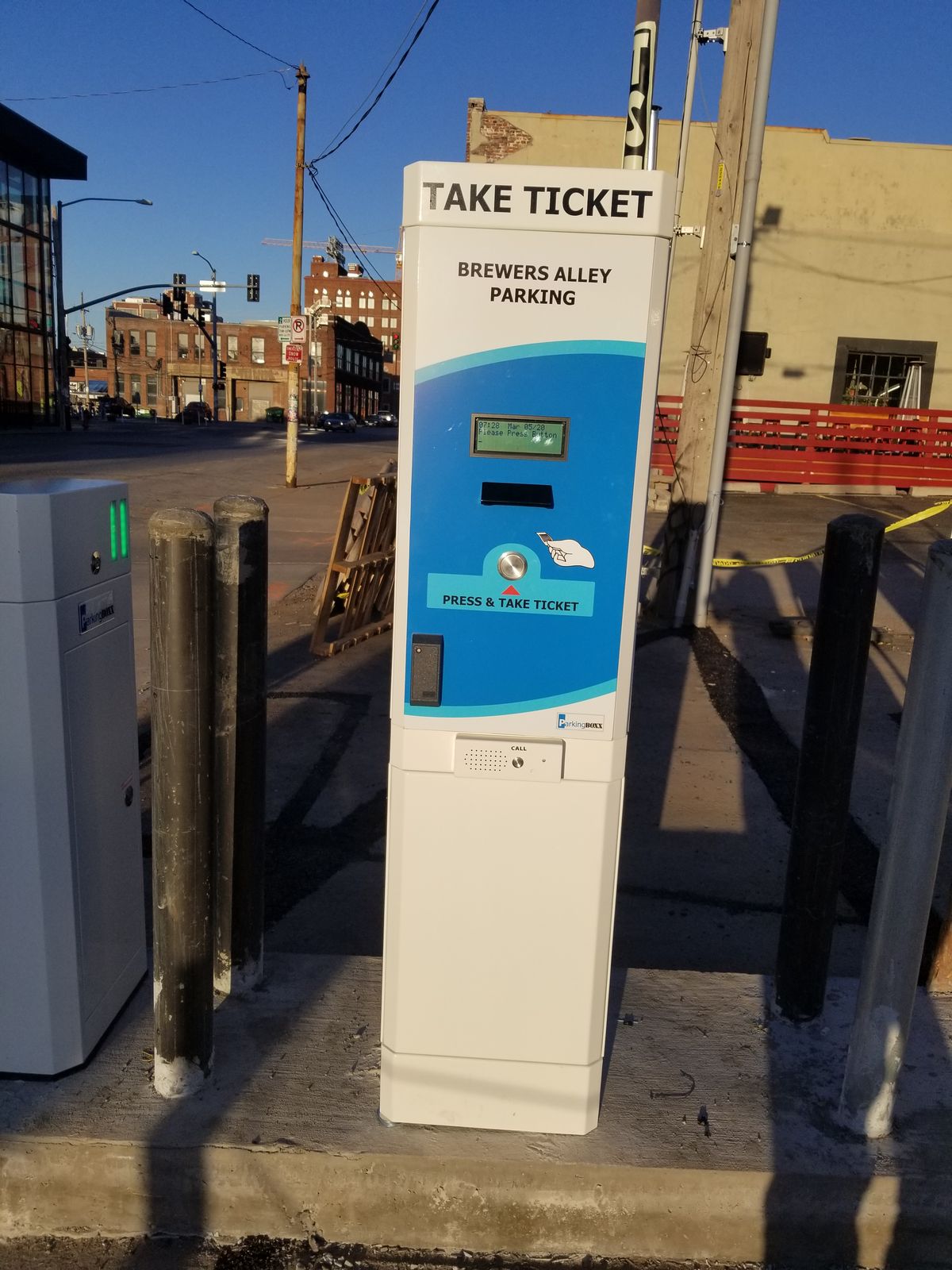 Parking BOXX parking system installation in Kansas City, MO