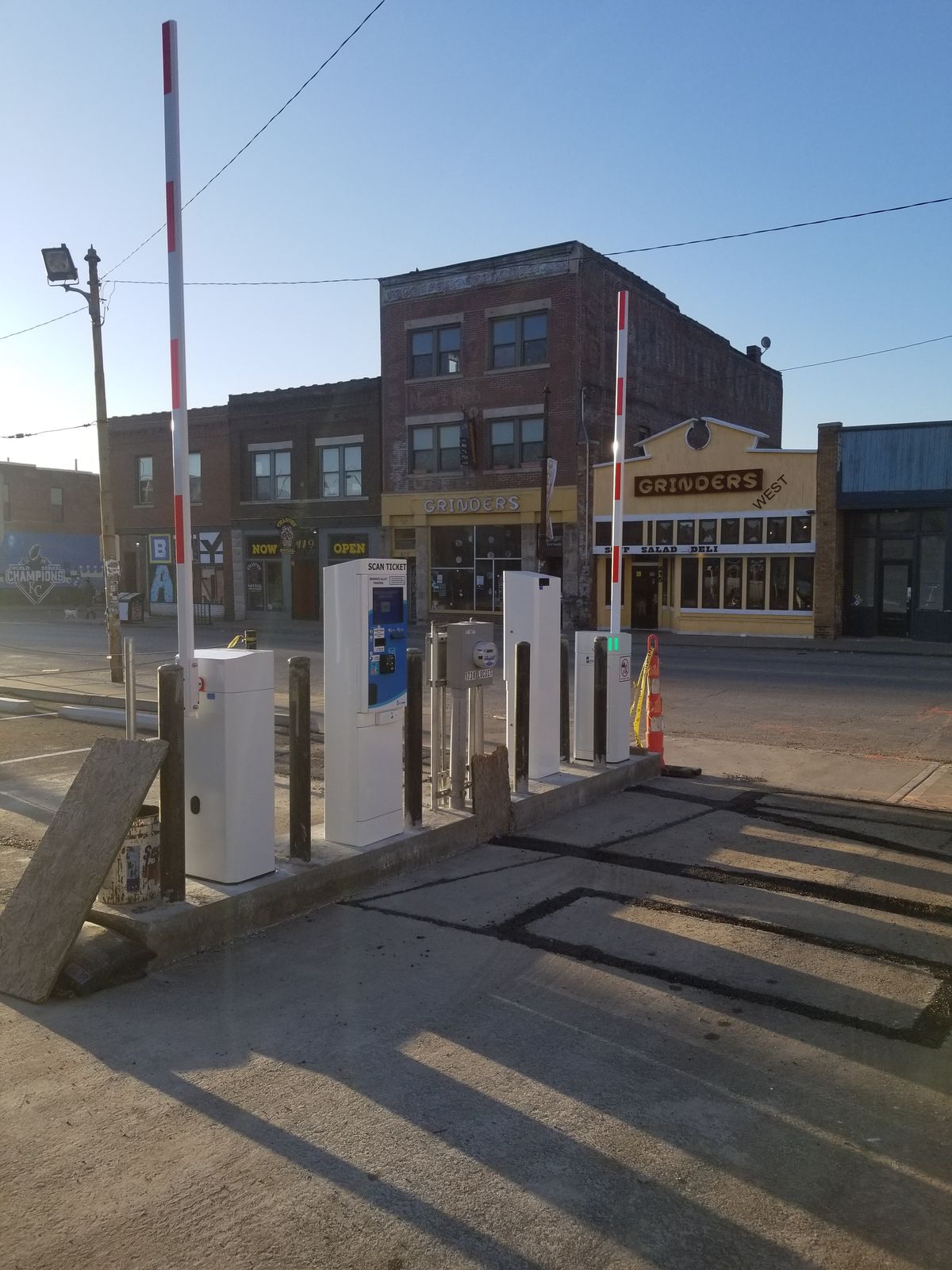 Parking BOXX parking system installation in Kansas City, MO