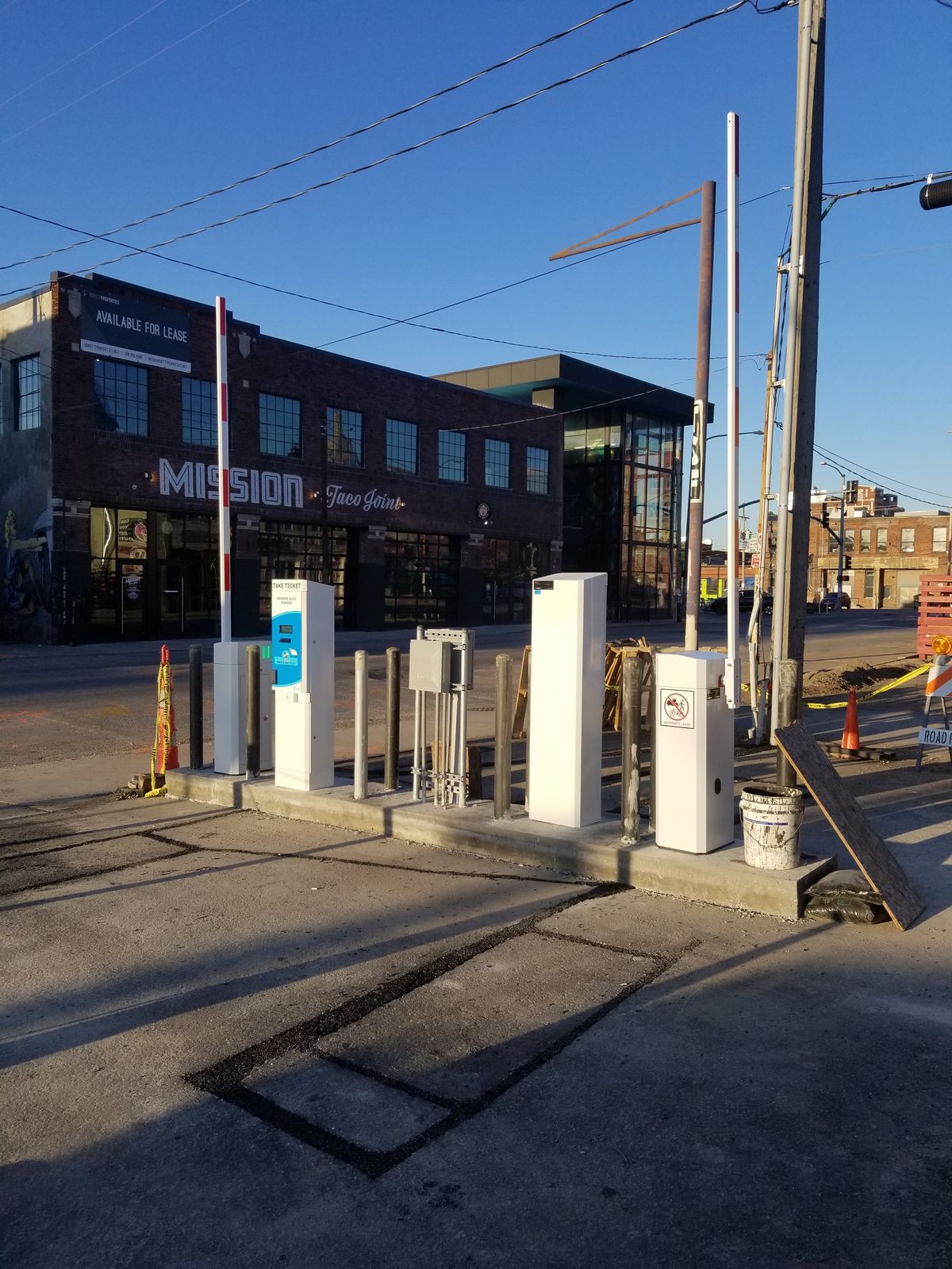 Parking BOXX parking system installation in Kansas City, MO