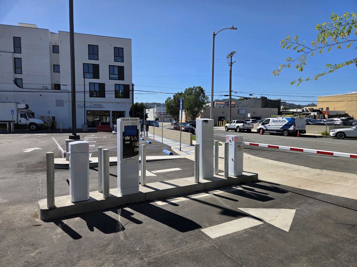 Parking BOXX parking system installation in Toluca Lake, CA