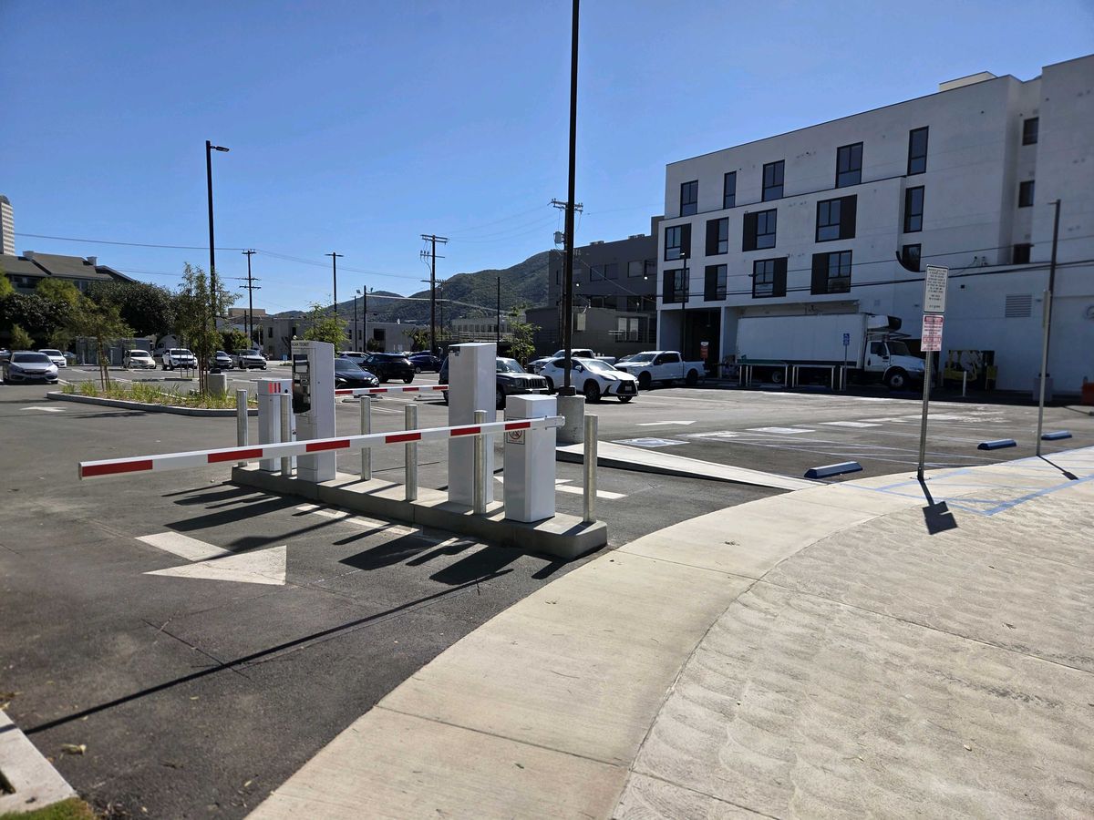Parking BOXX parking system installation in Toluca Lake, CA