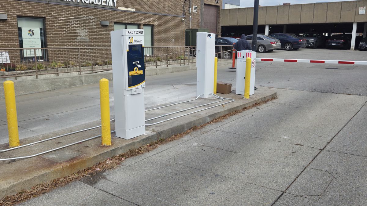 Parking BOXX parking system installation in Lakewood, OH