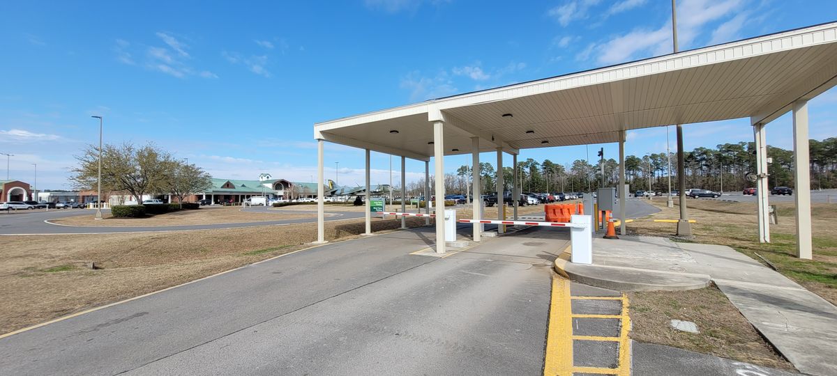 Airport parking access control system in New Bern, NC