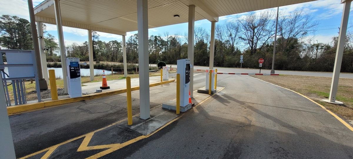 Airport parking access control system in New Bern, NC