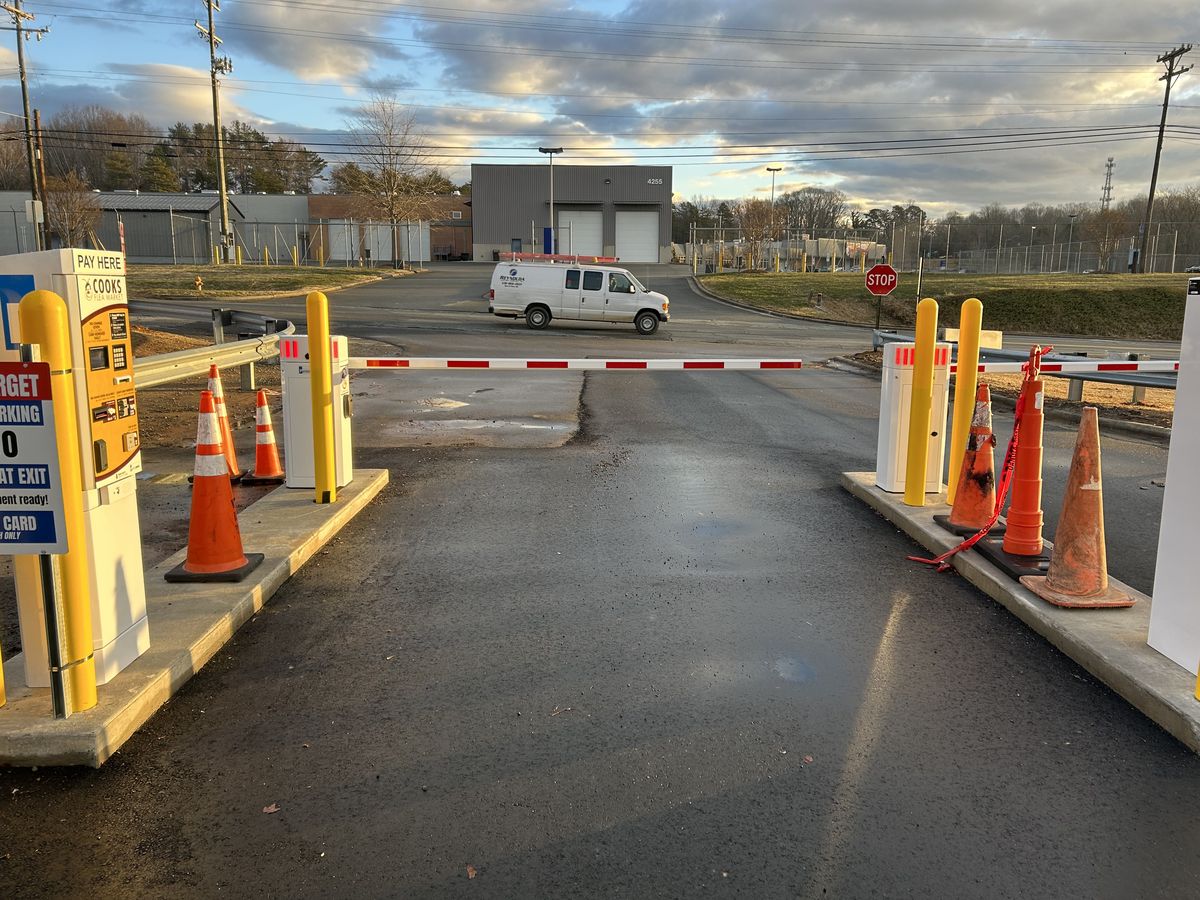 Parking BOXX parking system installation in Winston-Salem, NC
