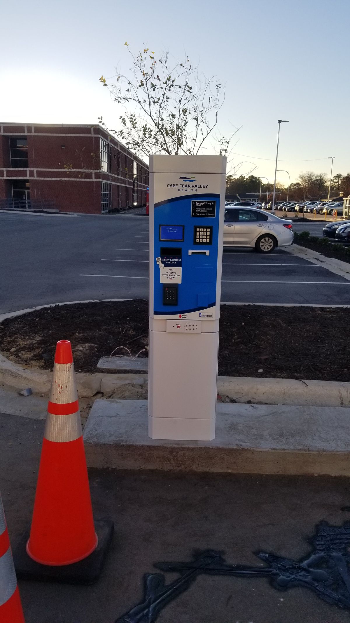 Parking BOXX parking system installation in Fayetteville, NC