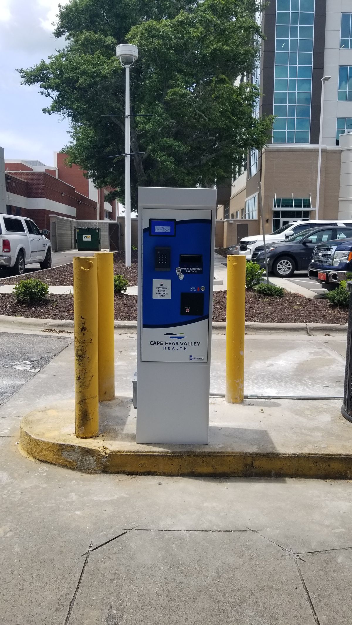 Parking BOXX parking system installation in Fayetteville, NC
