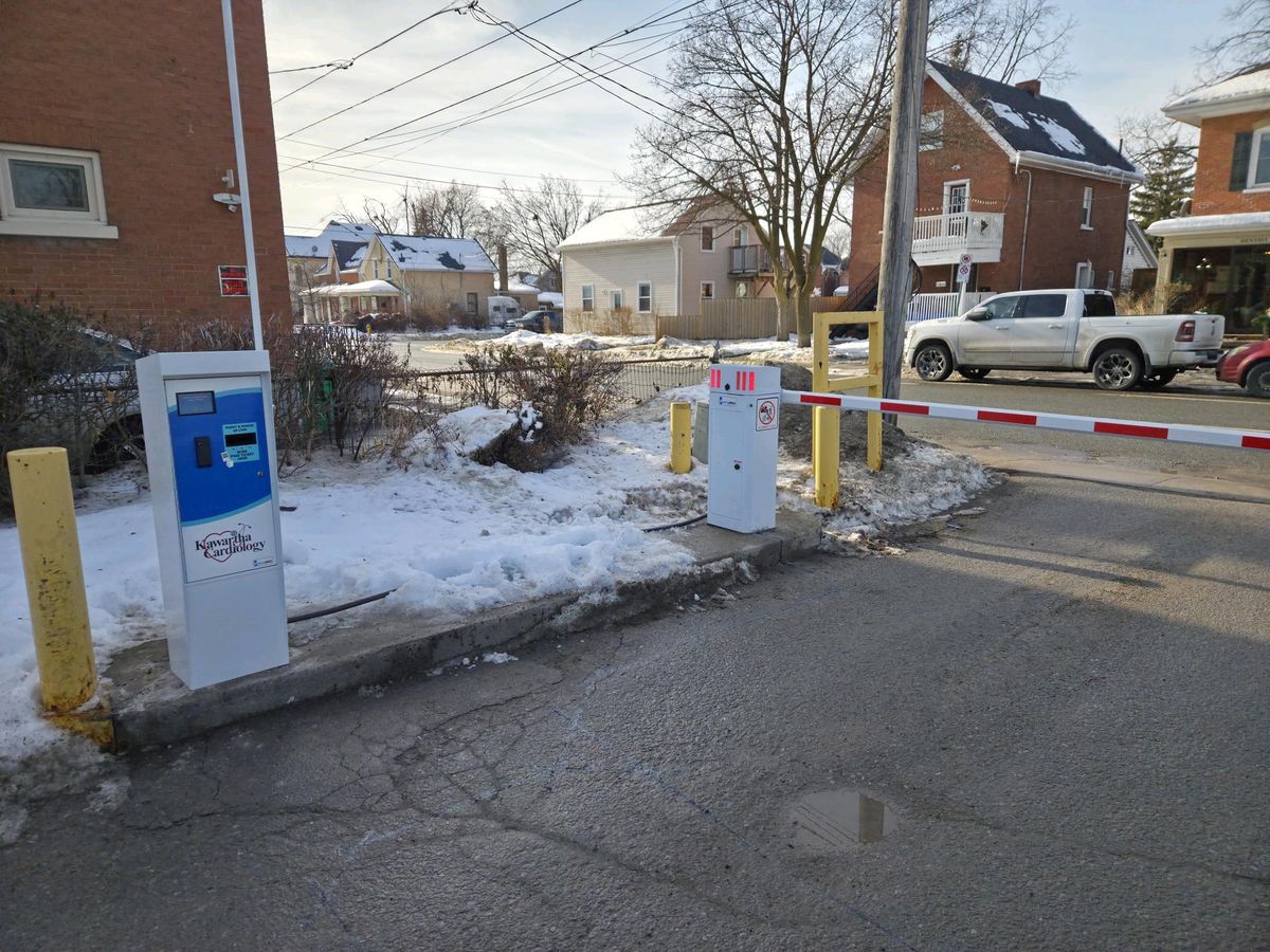Parking BOXX parking system installation in Peterborough, ON