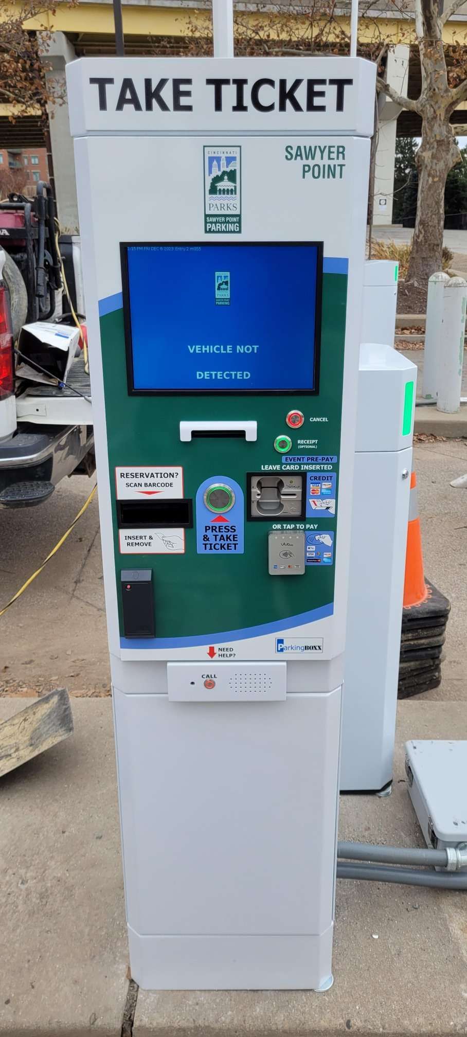 Parking BOXX parking system installation in Cincinnati, OH