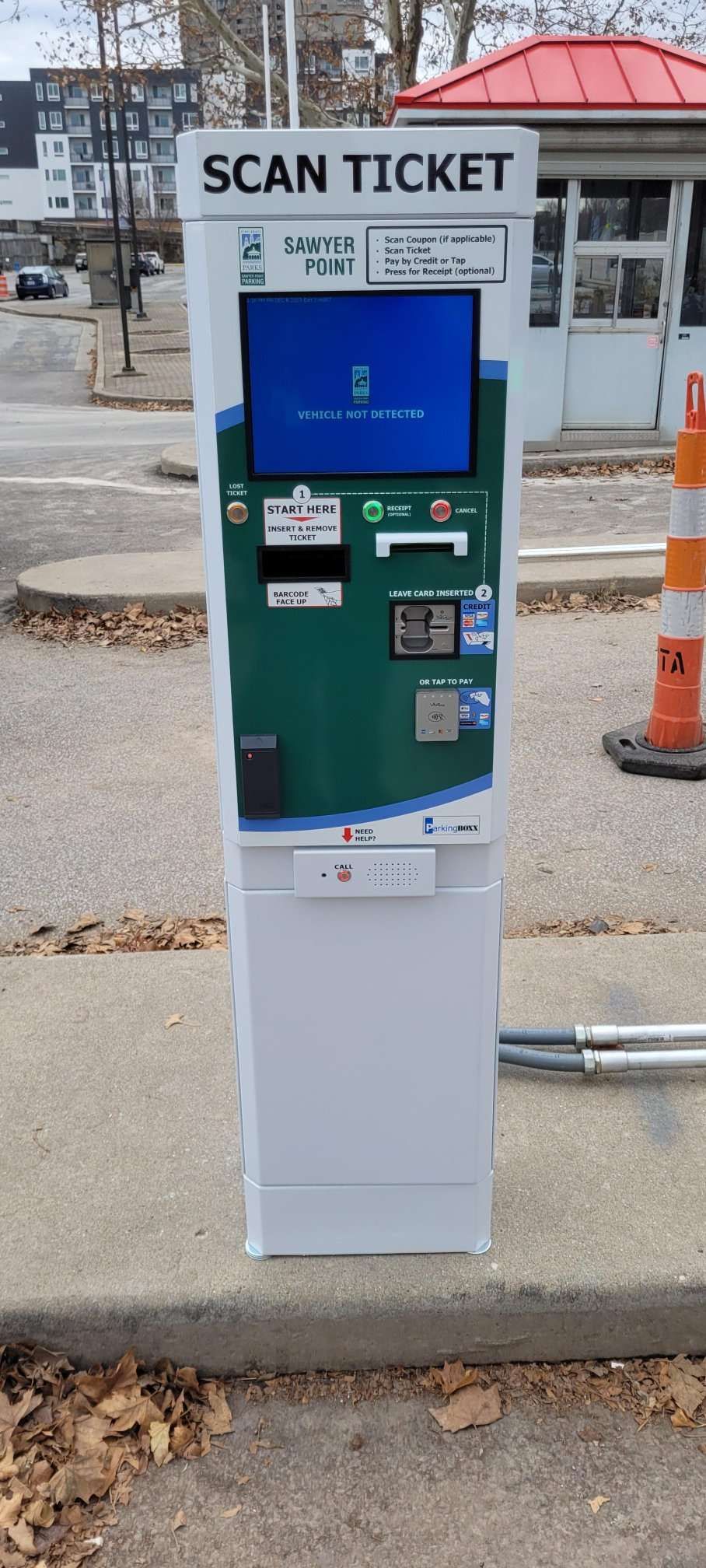 Parking BOXX parking system installation in Cincinnati, OH