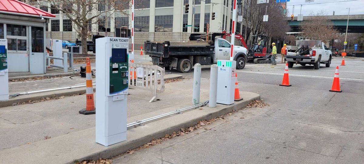 Parking BOXX parking system installation in Cincinnati, OH
