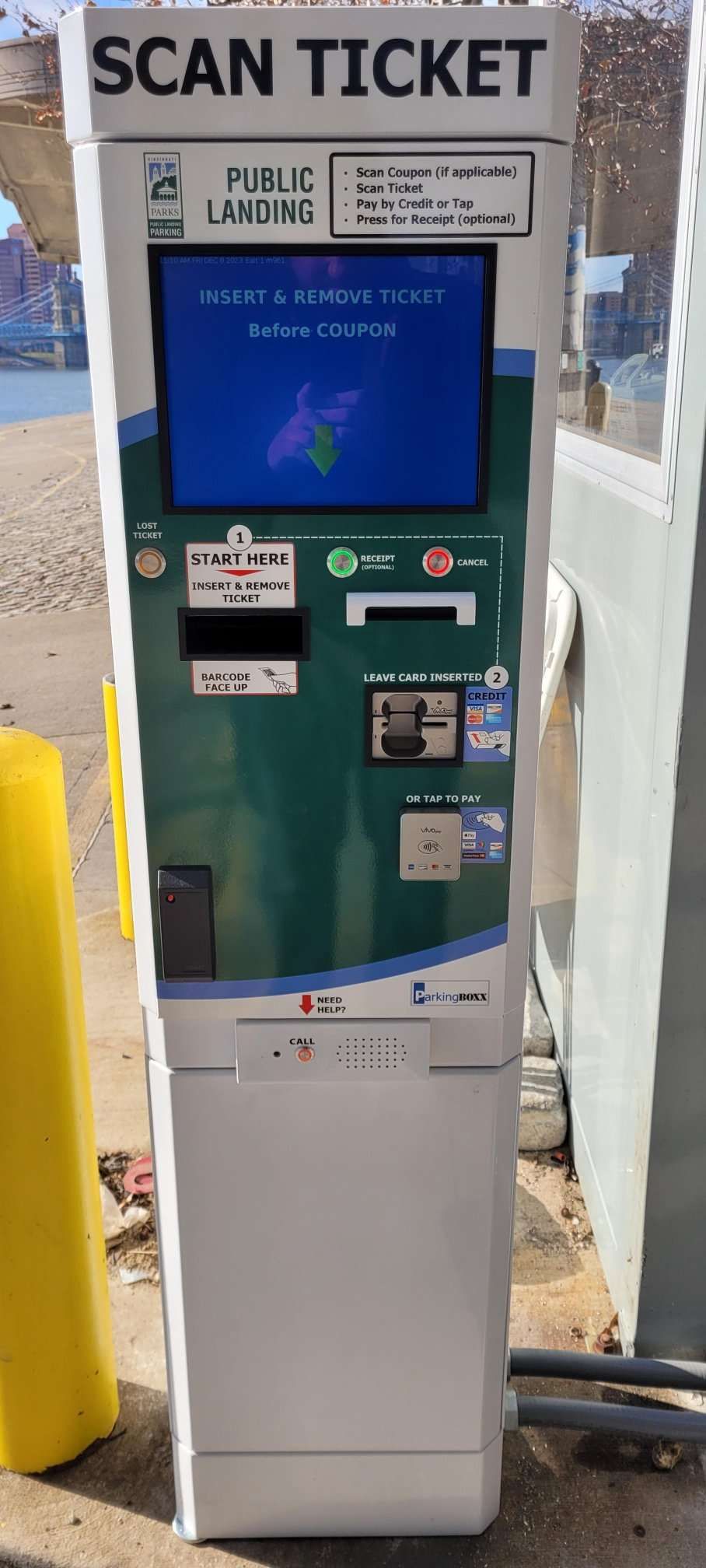 Parking BOXX parking system installation in Cincinnati, OH