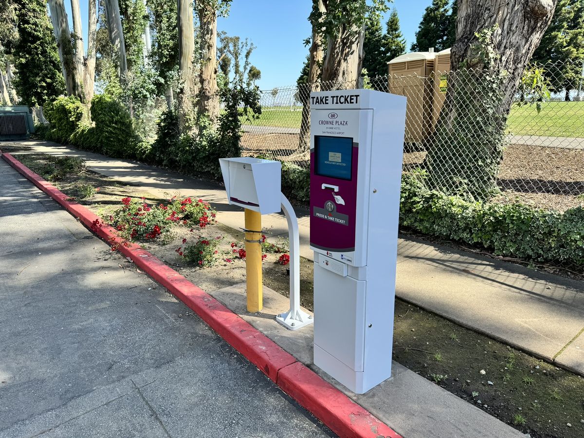 Parking BOXX parking system installation in Burlingame, CA