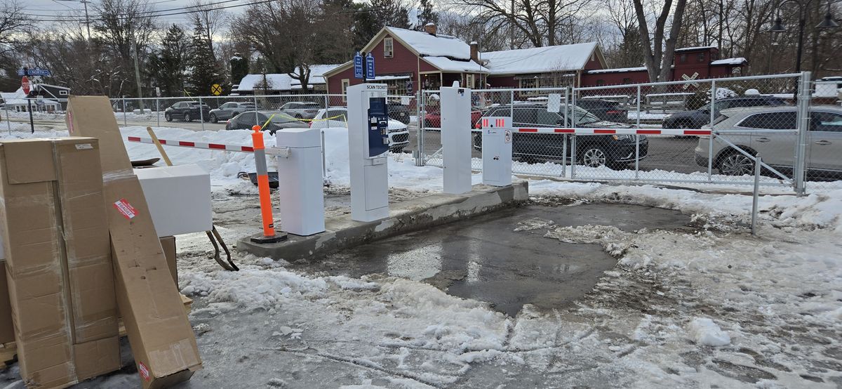 Parking BOXX parking system installation in Brighton, MI