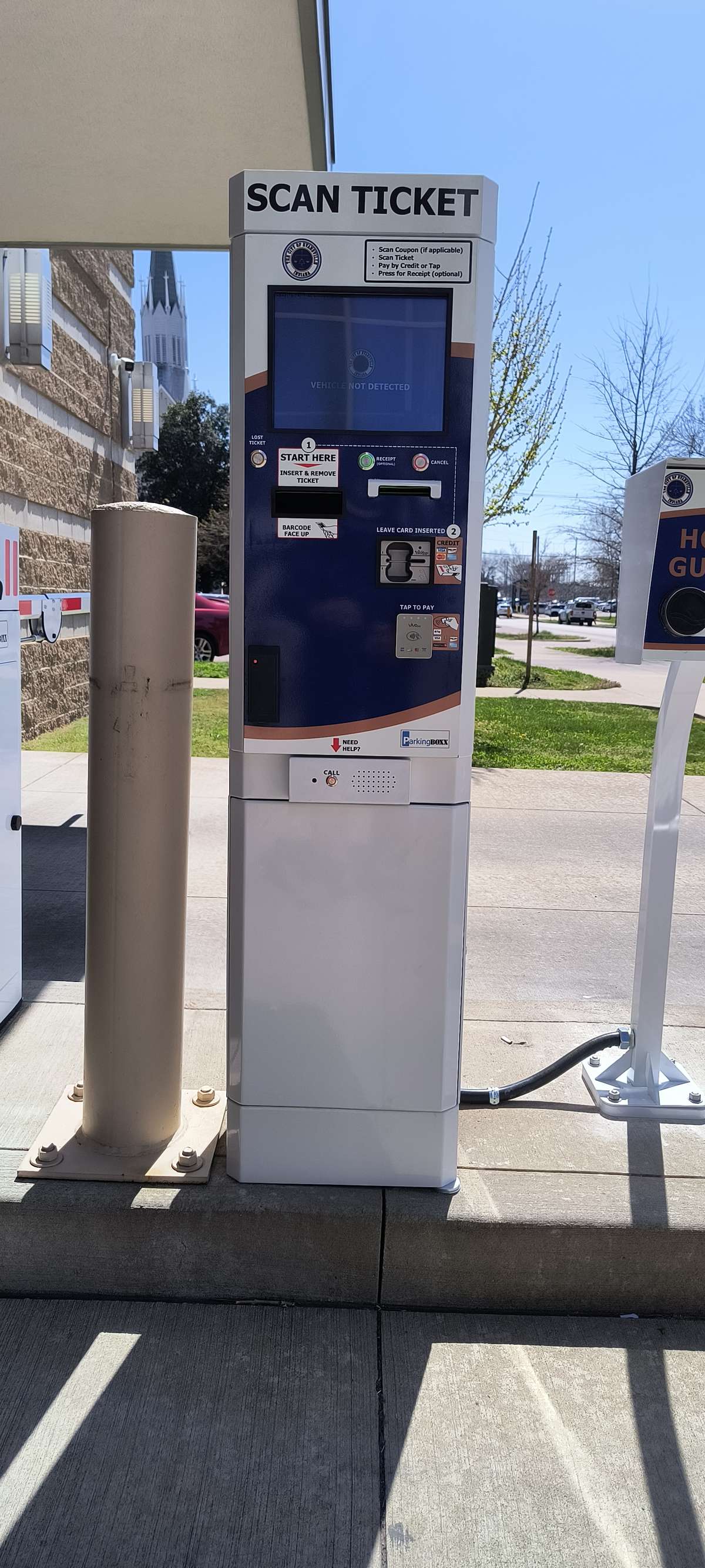 Parking BOXX parking system installation in Evansville, IN