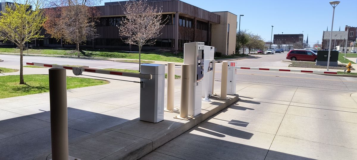 Parking BOXX parking system installation in Evansville, IN