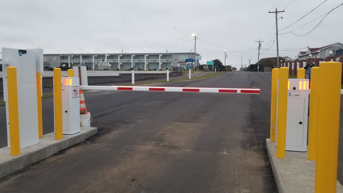 Parking BOXX parking system installation in Emerald Isle, NC