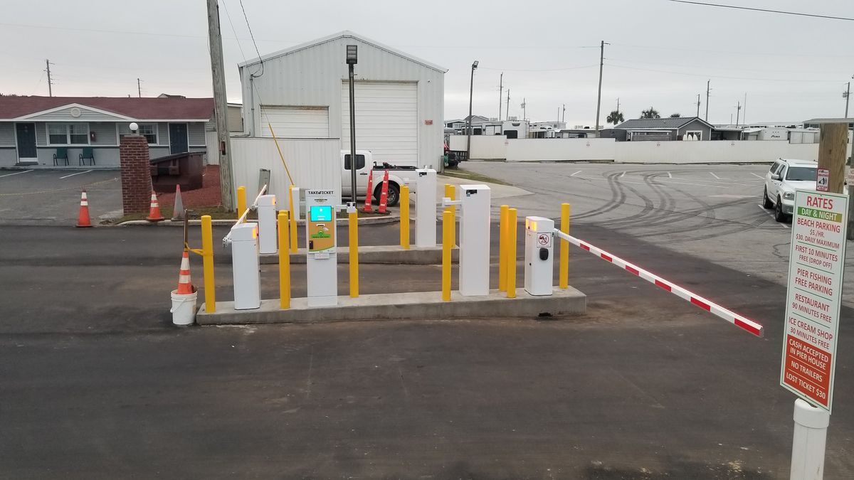 Parking BOXX parking system installation in Emerald Isle, NC