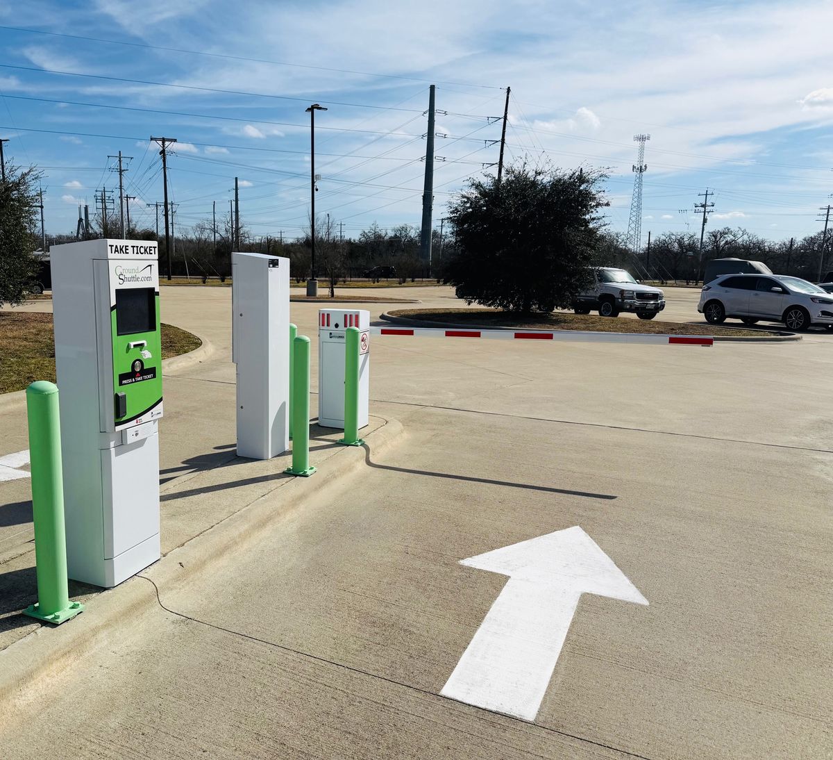 Airport parking access control system in College Station, TX
