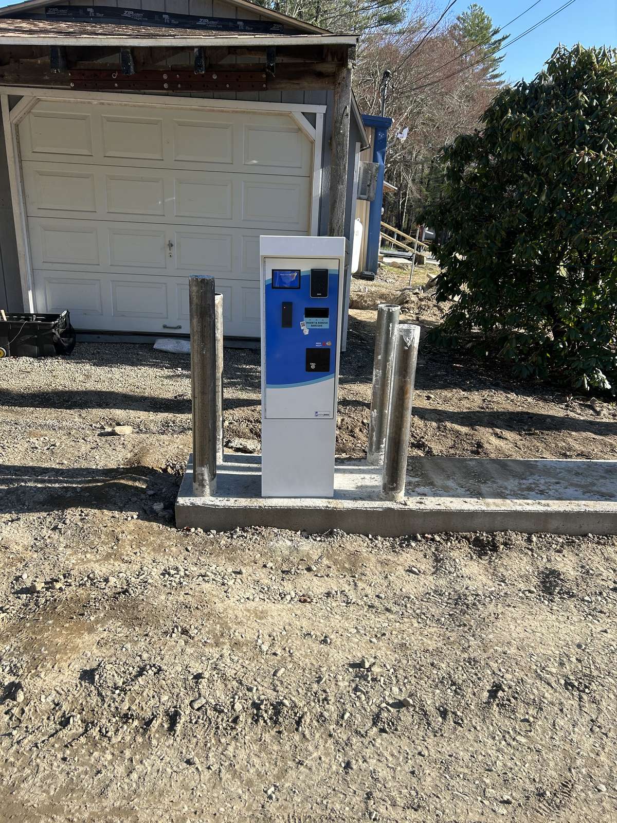 Parking BOXX parking system installation in Sterling, CT