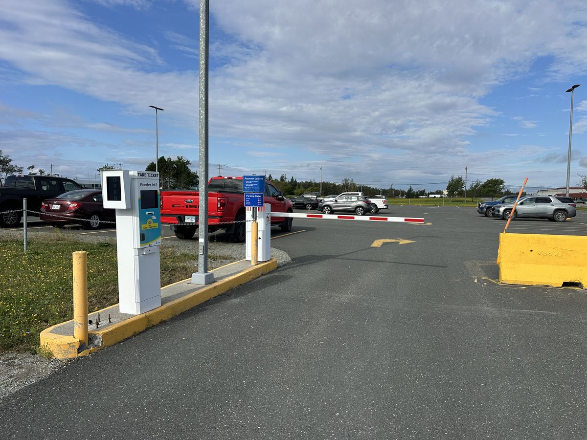 Airport parking access control system in Gander, NL