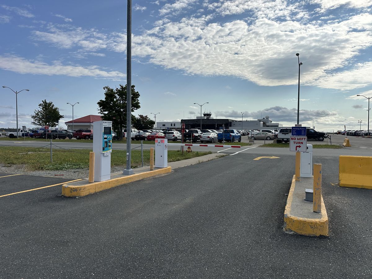 Airport parking access control system in Gander, NL