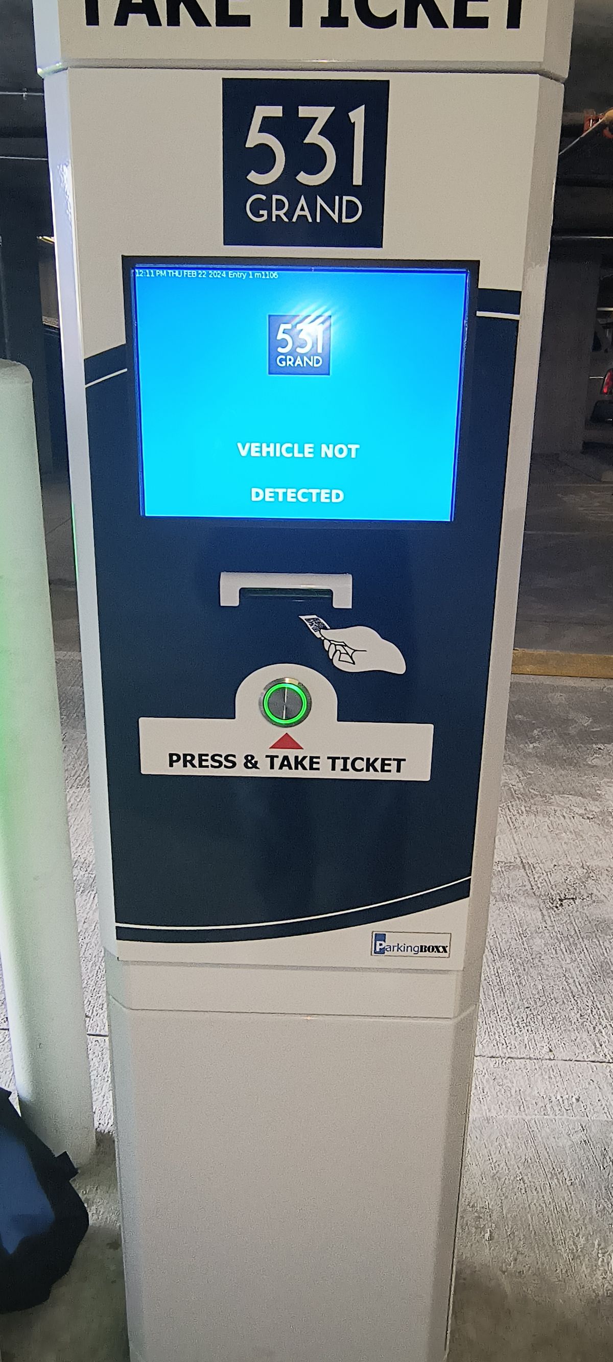 Parking BOXX parking system installation in Kansas City, MO