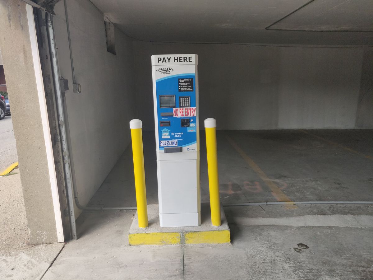 Parking BOXX parking system installation in Uniontown, PA