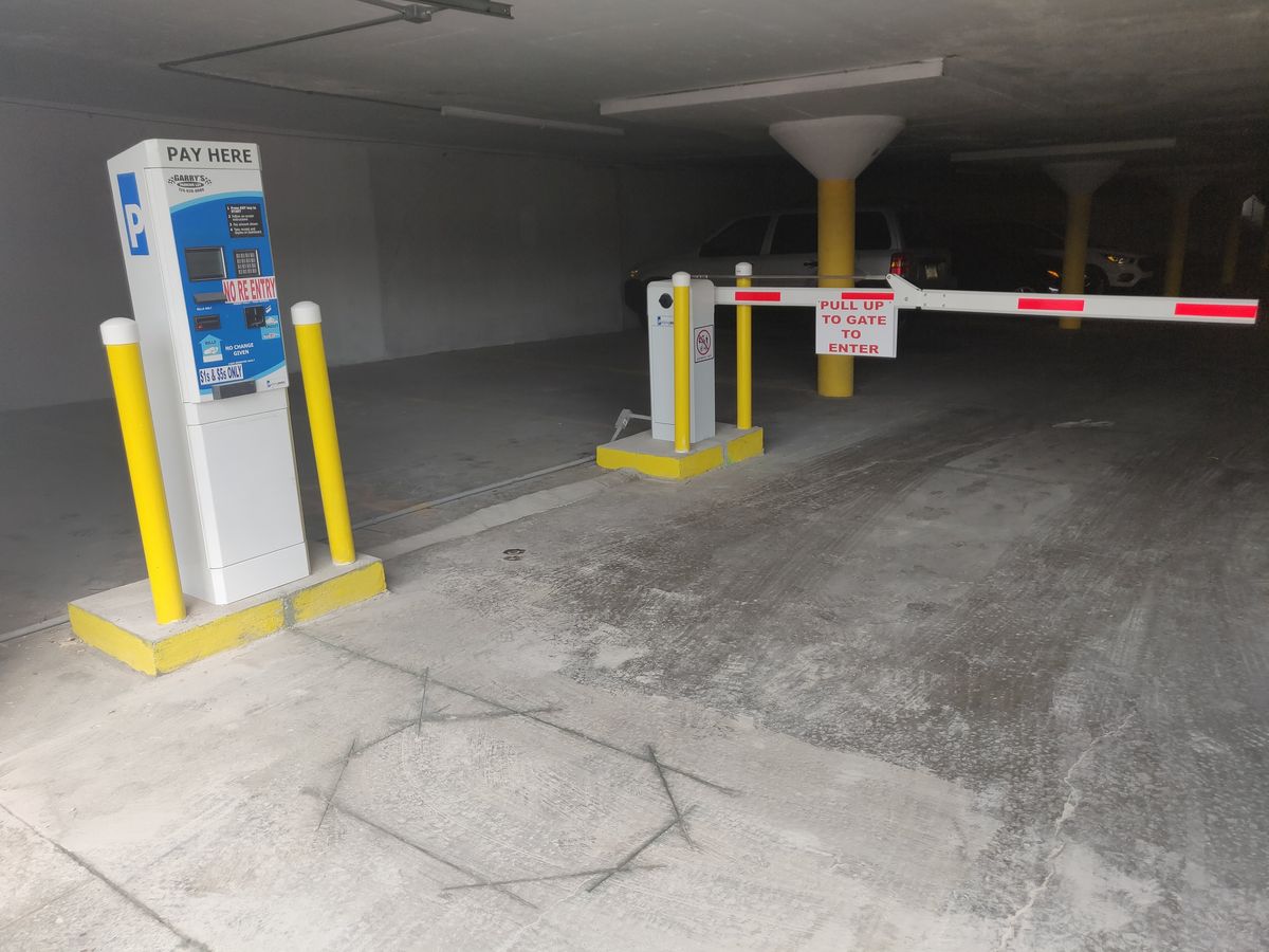 Parking BOXX parking system installation in Uniontown, PA