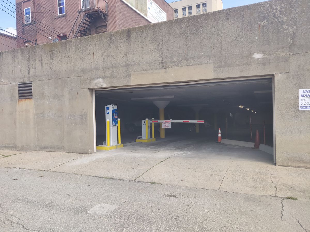 Parking BOXX parking system installation in Uniontown, PA