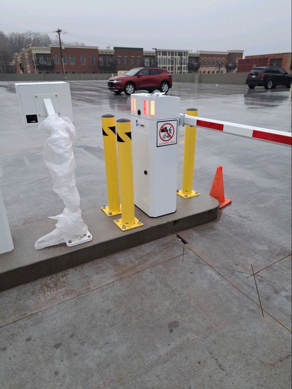 Parking BOXX parking system installation in Stillwater, MN