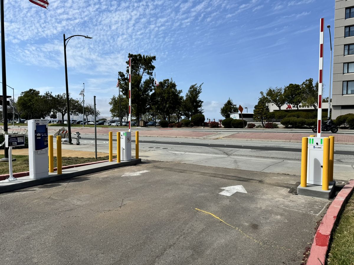 Parking BOXX parking system installation in Burlingame, CA
