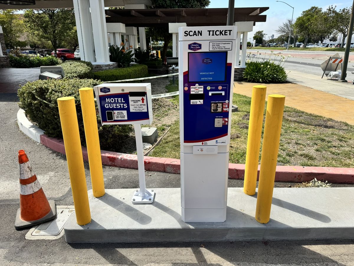 Parking BOXX parking system installation in Burlingame, CA