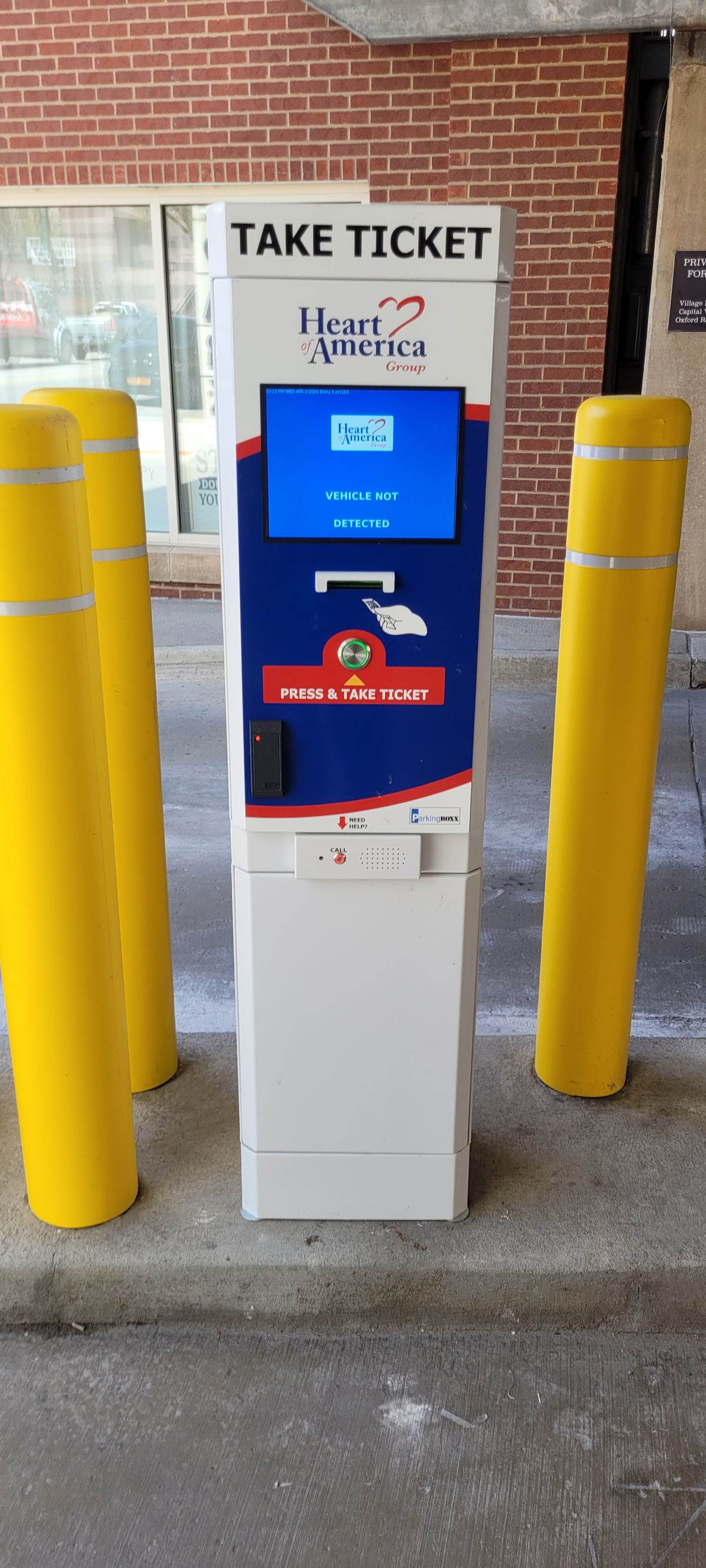 Parking BOXX parking system installation in Des Moines, IA