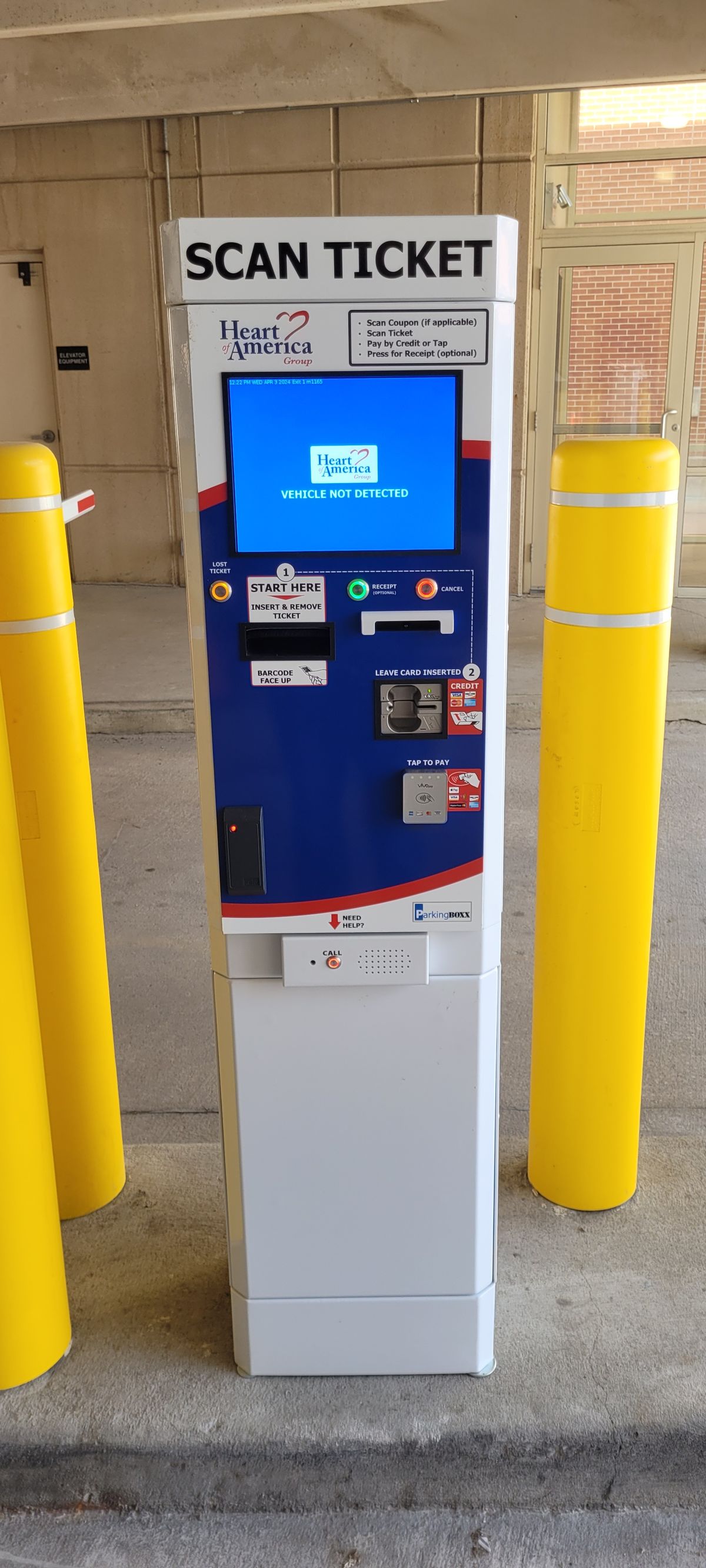 Parking BOXX parking system installation in Des Moines, IA