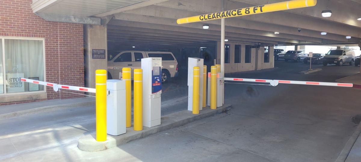 Parking BOXX parking system installation in Des Moines, IA
