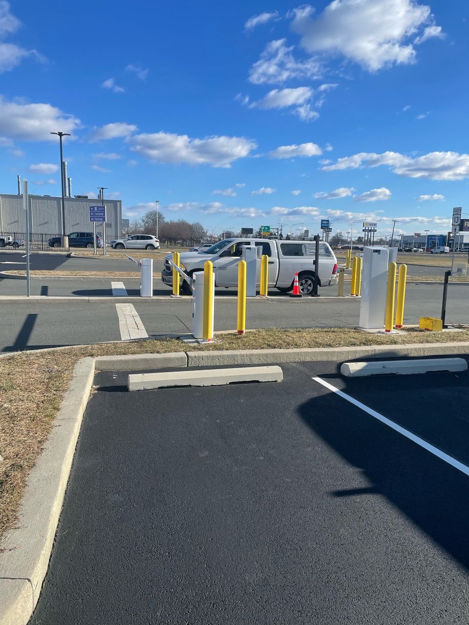 Airport parking access control system in Wilmington, DE
