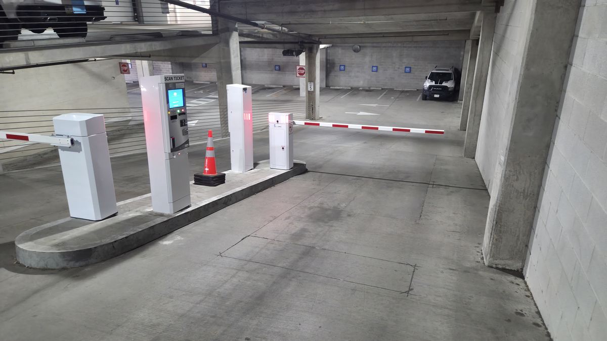 Parking BOXX parking system installation in Fort Worth, TX