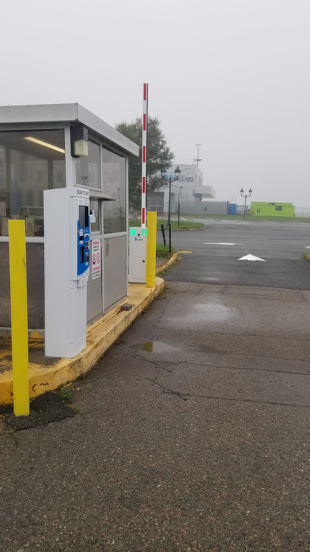 Airport parking access control system in Sydney, NS