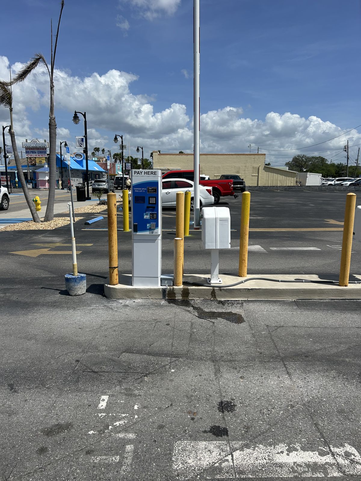 Parking BOXX parking system installation in Tarpon Springs, FL