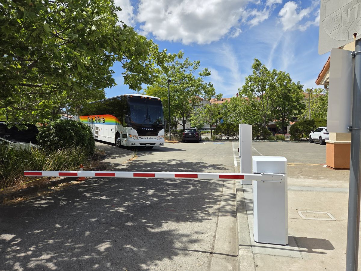 Airport parking access control system in Novato, CA