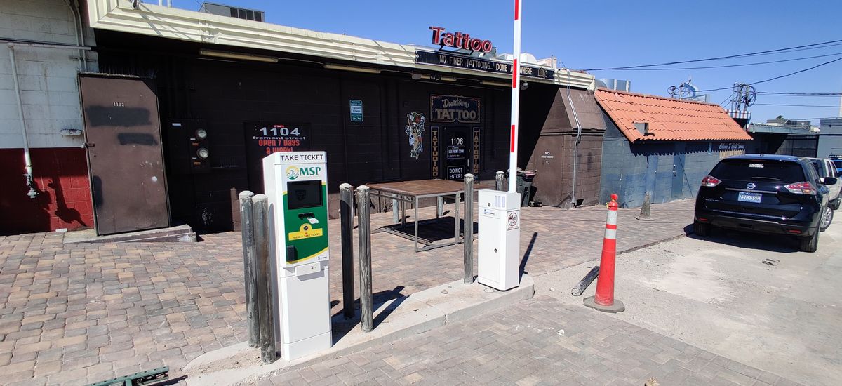 Parking BOXX parking system installation in Las Vegas, NV