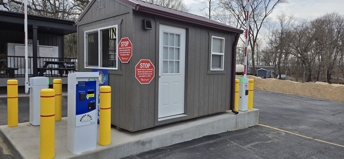 Parking BOXX parking system installation in Merrimac, WI