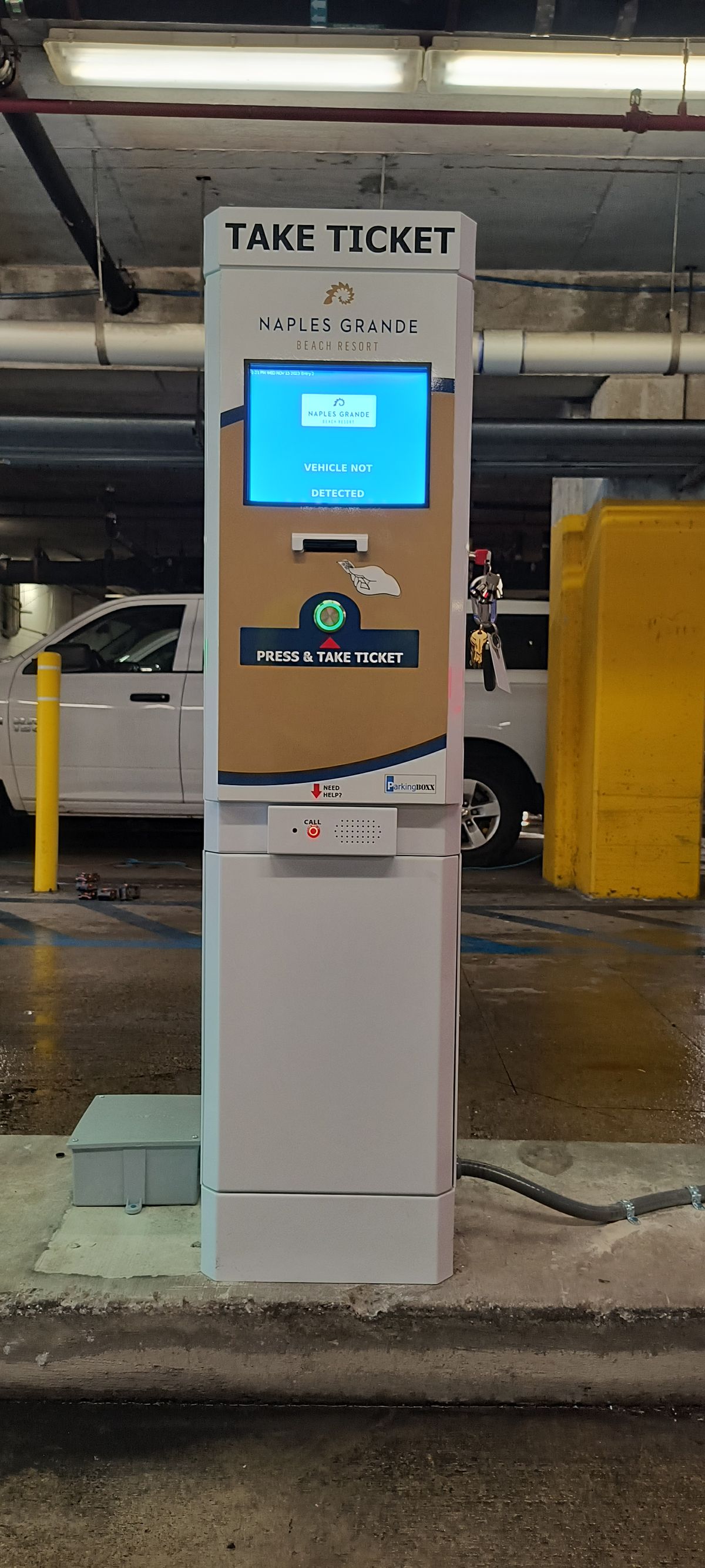 Parking BOXX parking system installation in Naples, FL