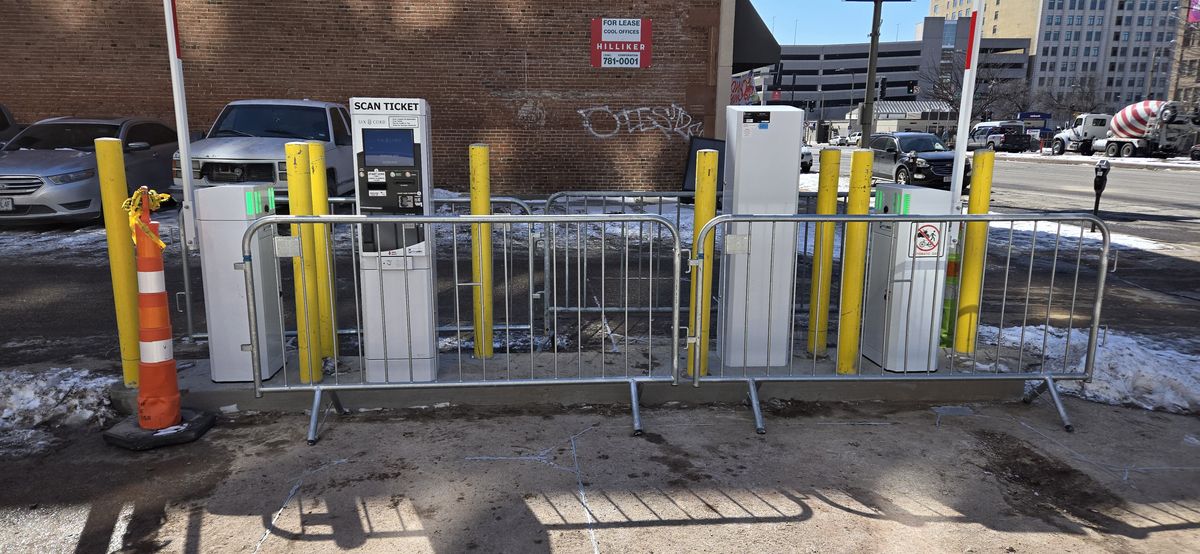 Parking BOXX parking system installation in St. Louis, MO