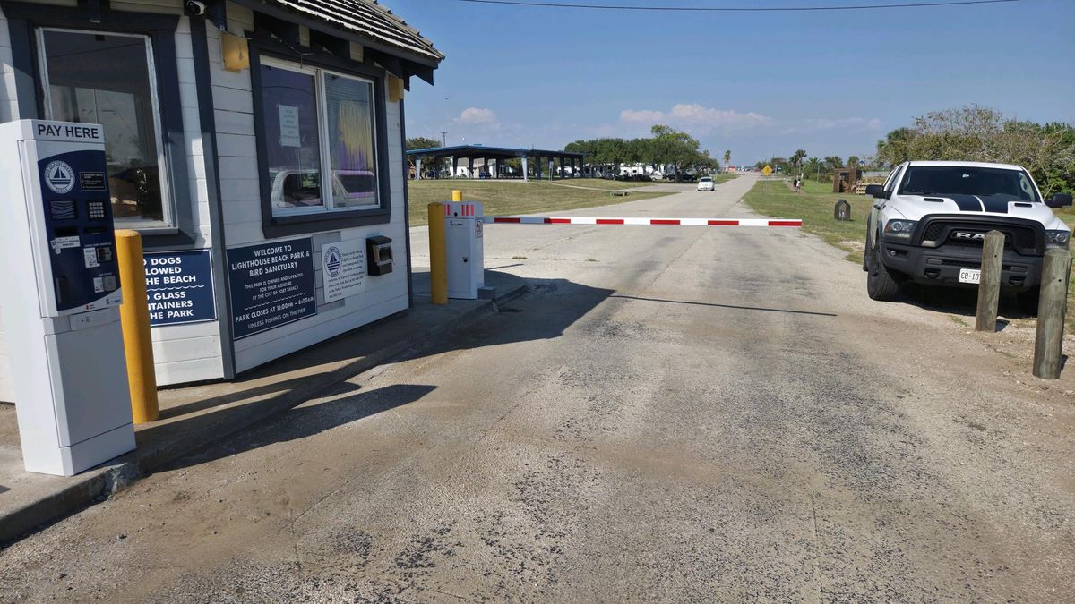 Parking BOXX parking system installation in Port Lavaca, TX