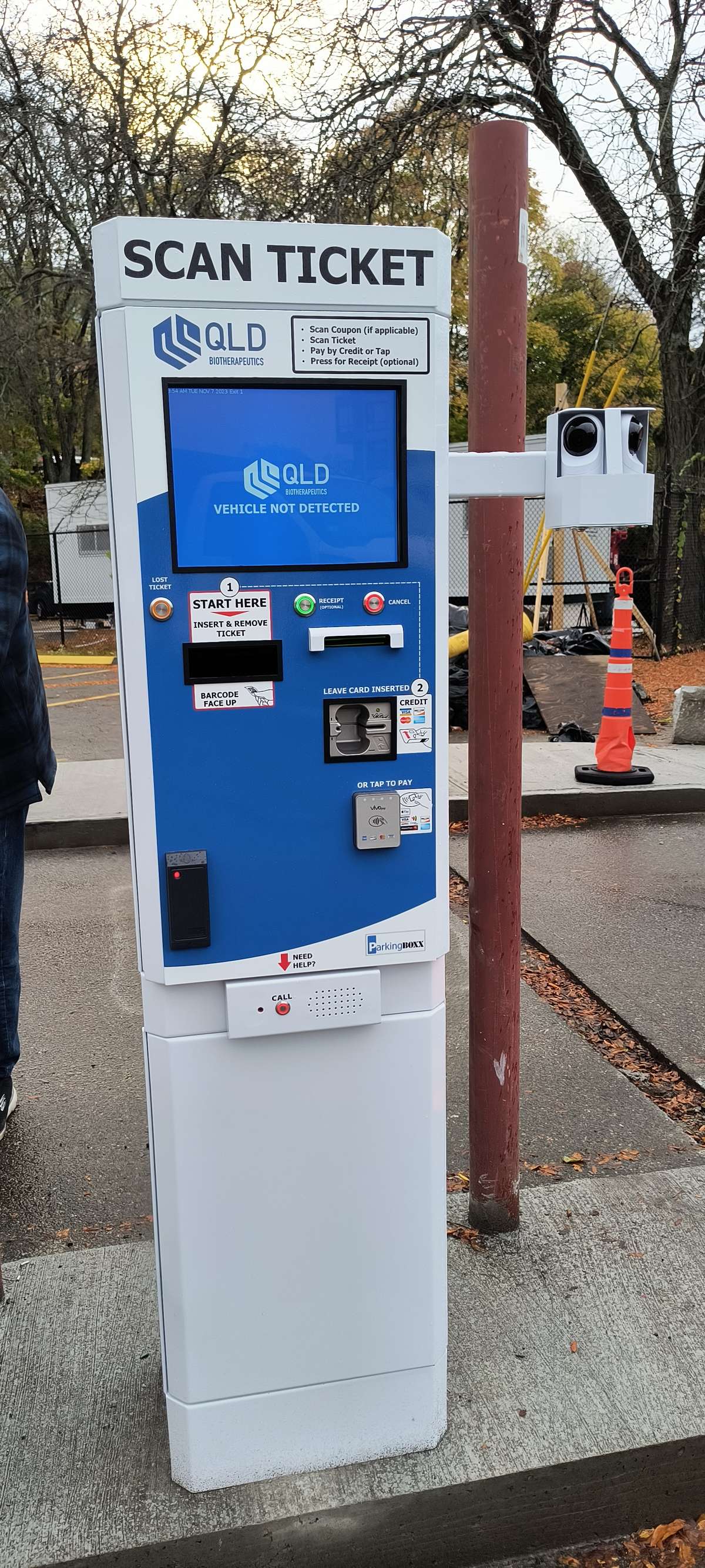 Parking BOXX parking system installation in Brighton, MA